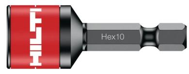 Sexkantshylsa HEX 10   (50mm Lång)