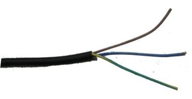 Kabel löpmeter 3G1,5, 10 Amp