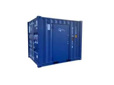 10\u0027 leveranscontainer med passersystem