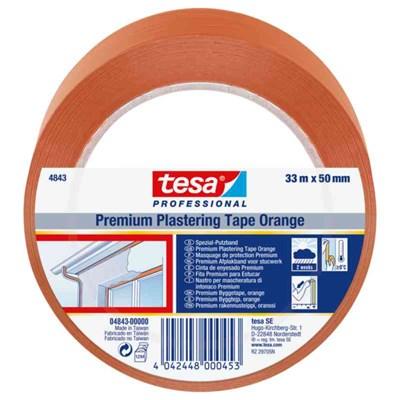 Bygg/Skyddstejp 4843 ORANGE 33mx50mm PVC UV