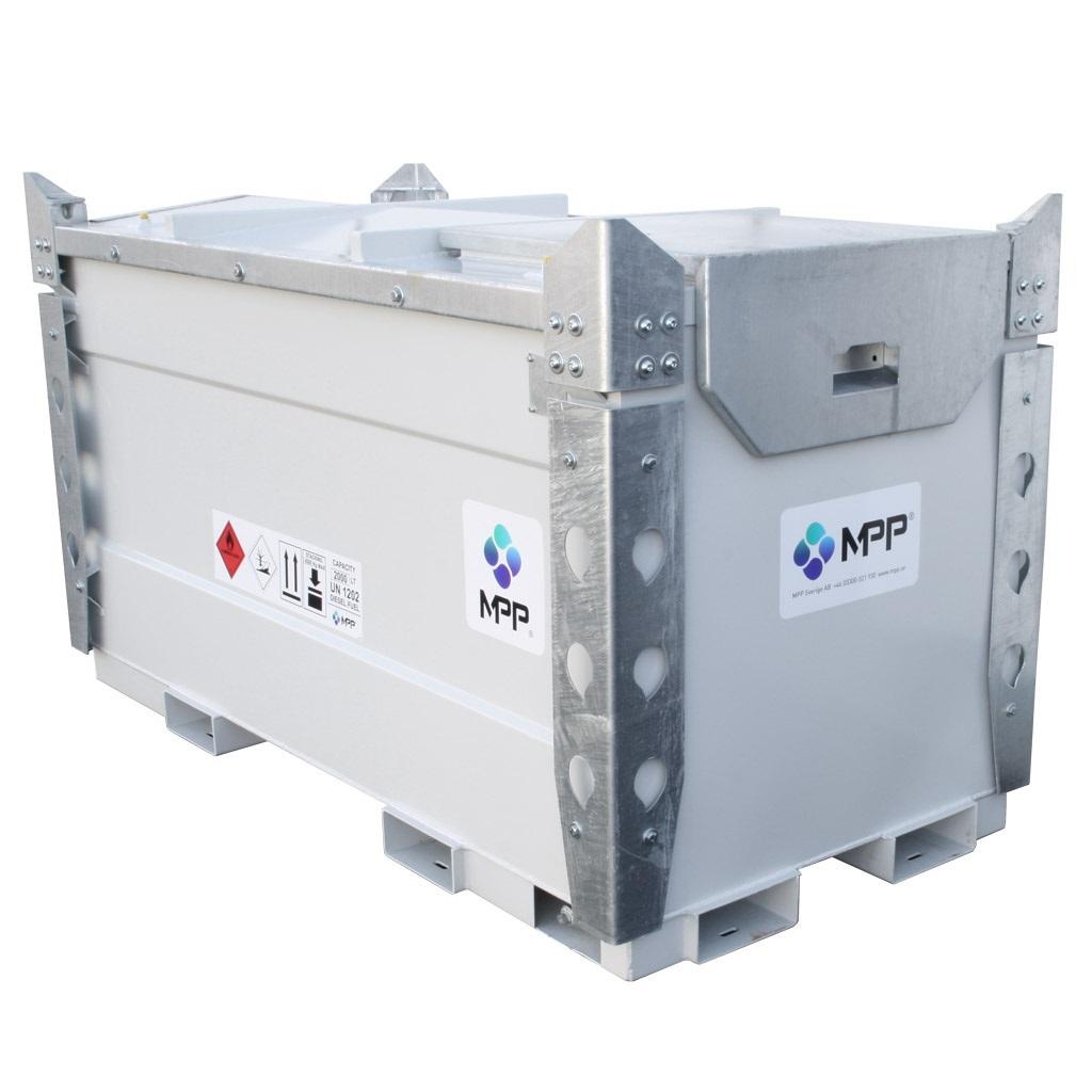 Dieseltank 3000L 220V pump