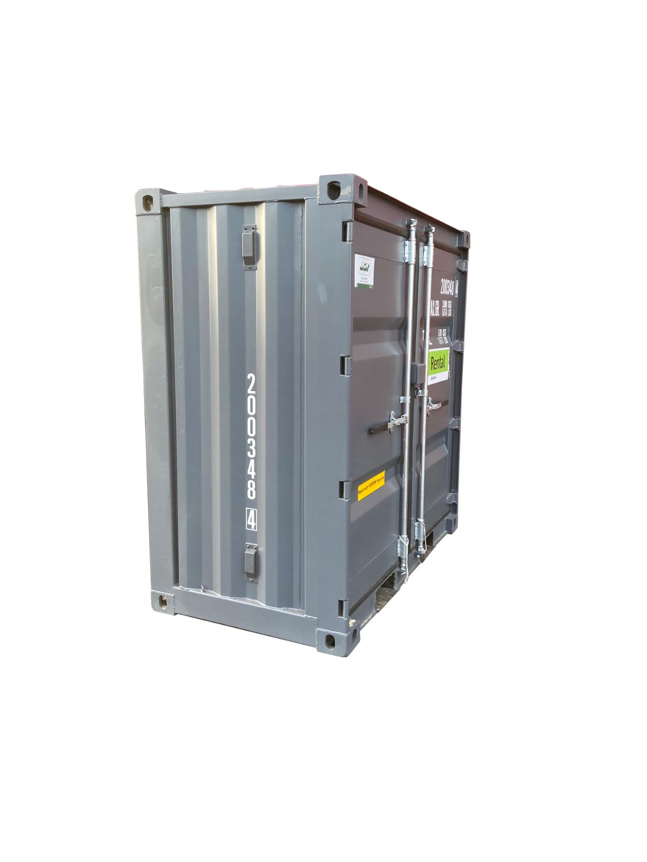 x 4'   stropp-/valvcontainer isolerad och uppvärmd