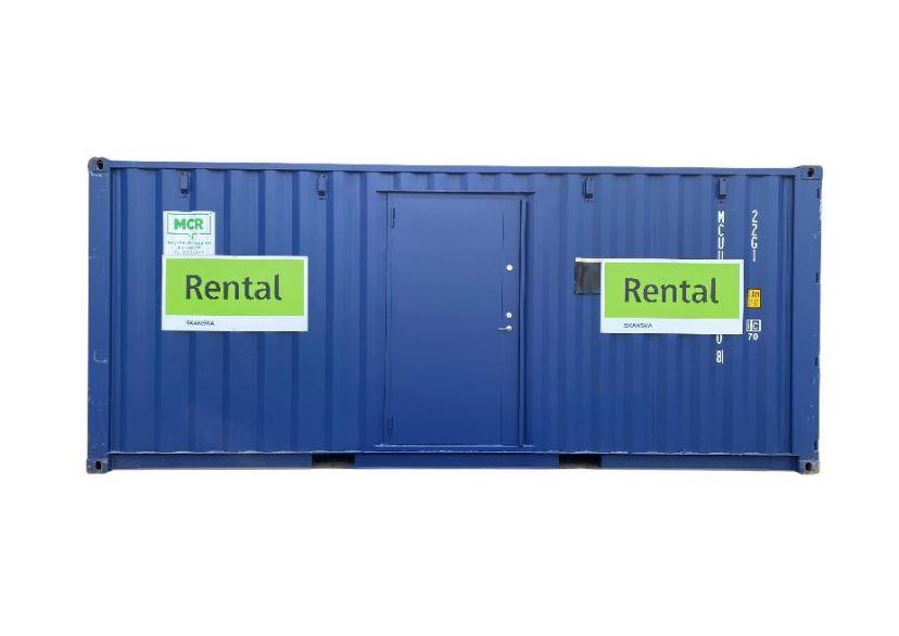 x 20' Leveranscontainer med inpasseringssystem